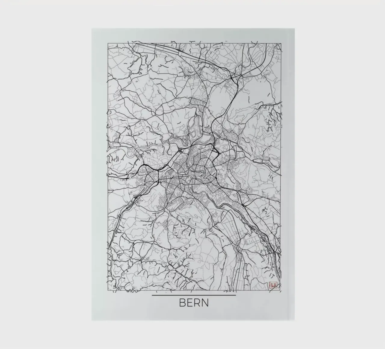 Bern Minimal Notizbuch von Hubert Roguski