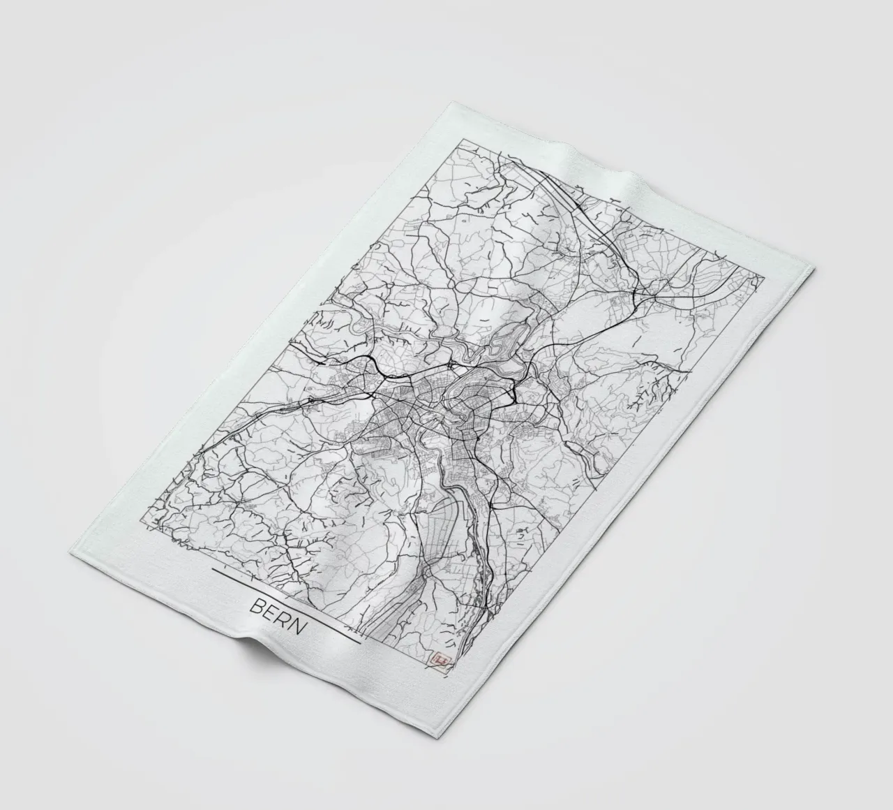 Bern Minimal coperta in pile da Hubert Roguski