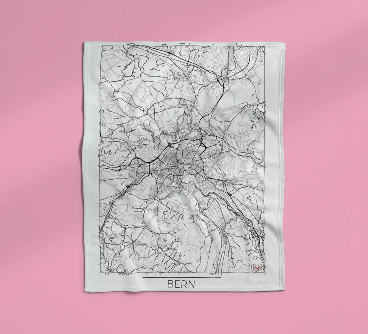 Bern Minimal coperta in pile da Hubert Roguski