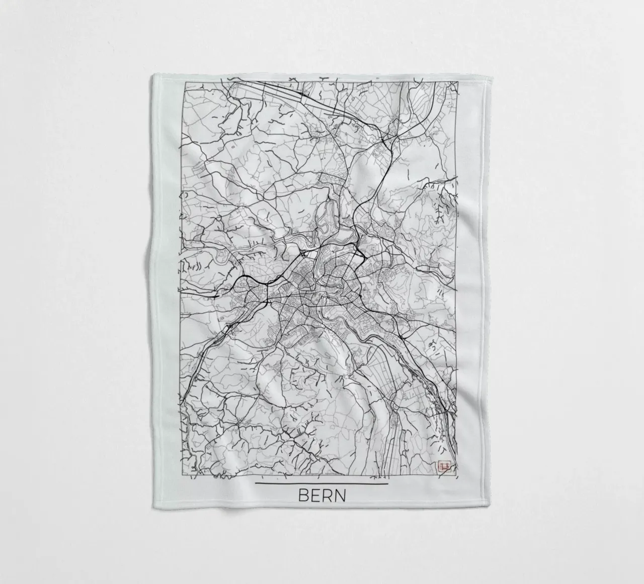 Bern Minimal coperta in pile da Hubert Roguski