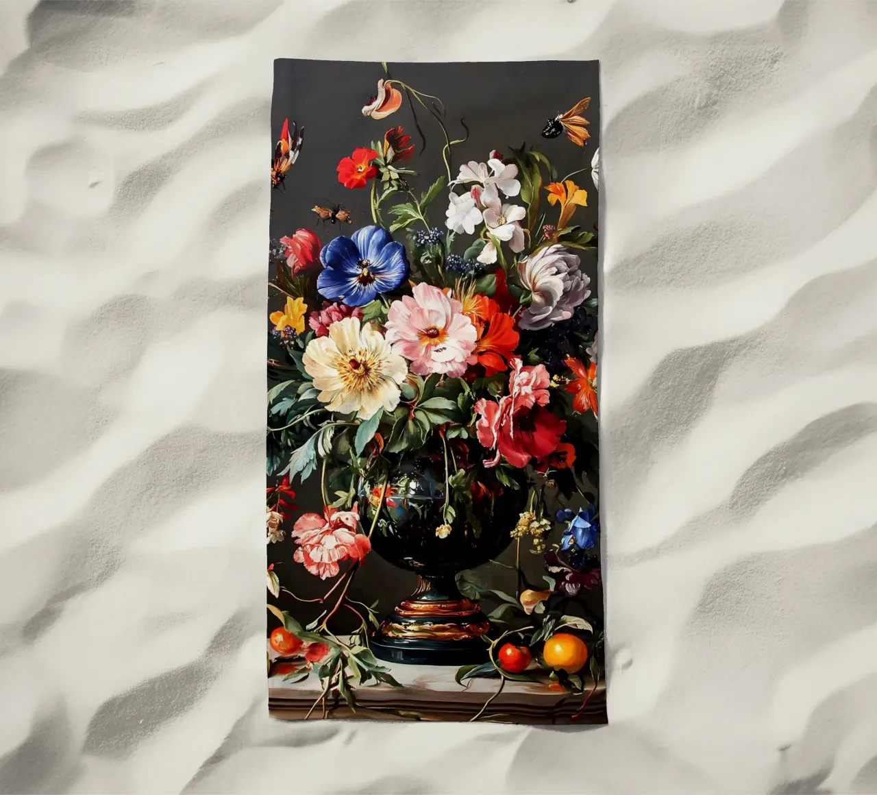 Natura morta di fiori d'epoca telo mare da IamHomeStudio