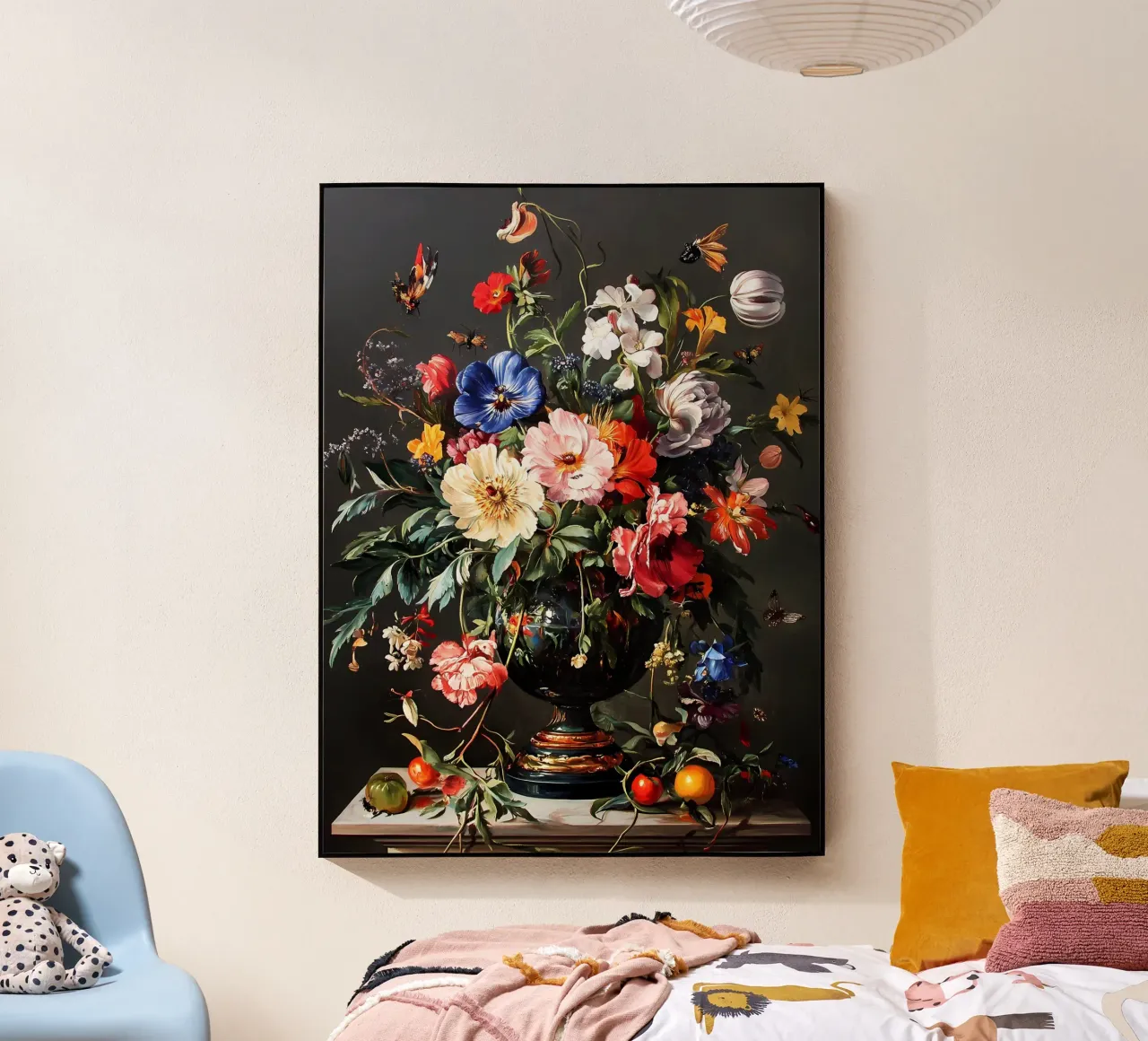 Natura morta di fiori d'epoca plexiglass da IamHomeStudio