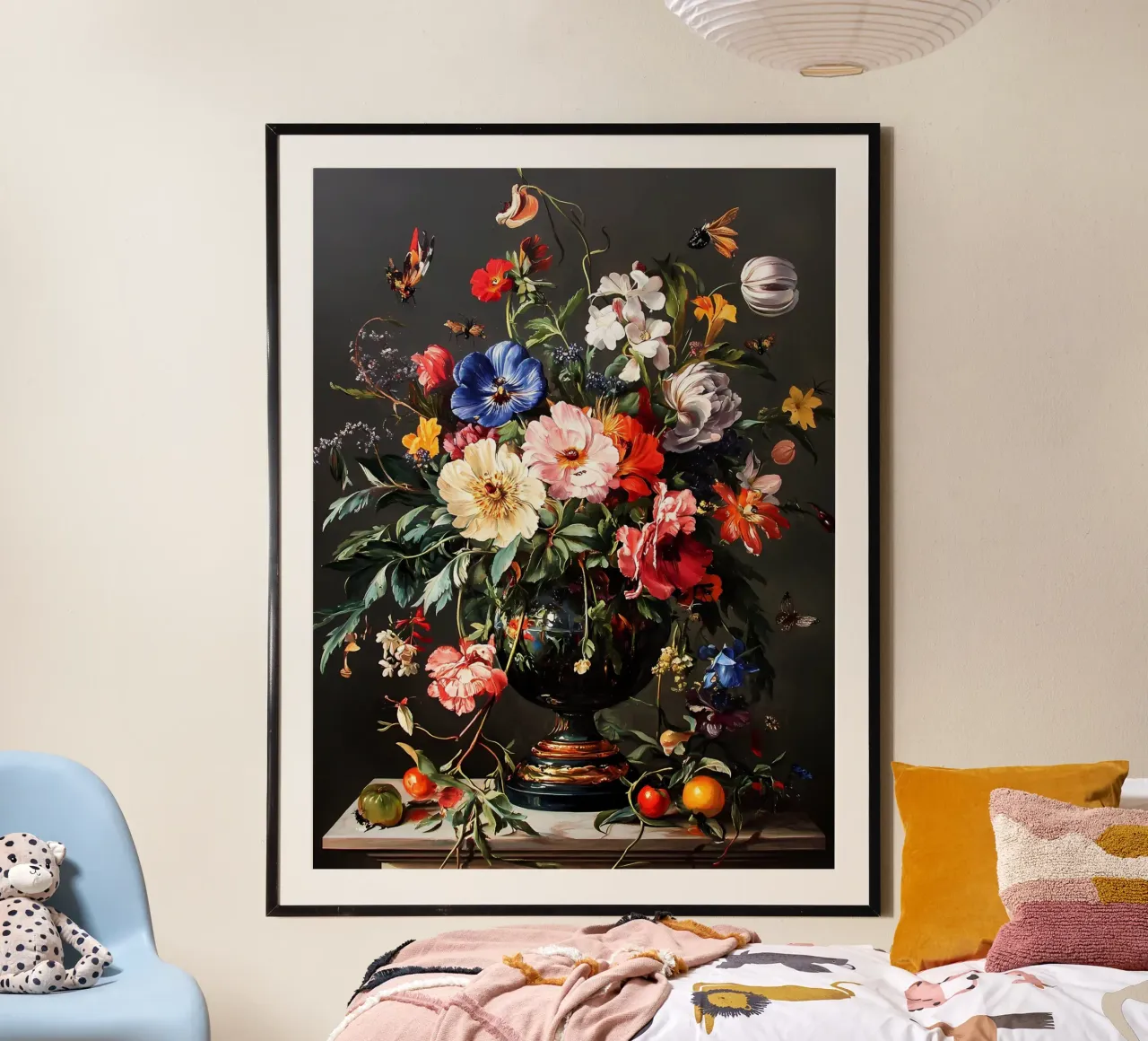 Natura morta di fiori d'epoca carta hahnemühle da IamHomeStudio