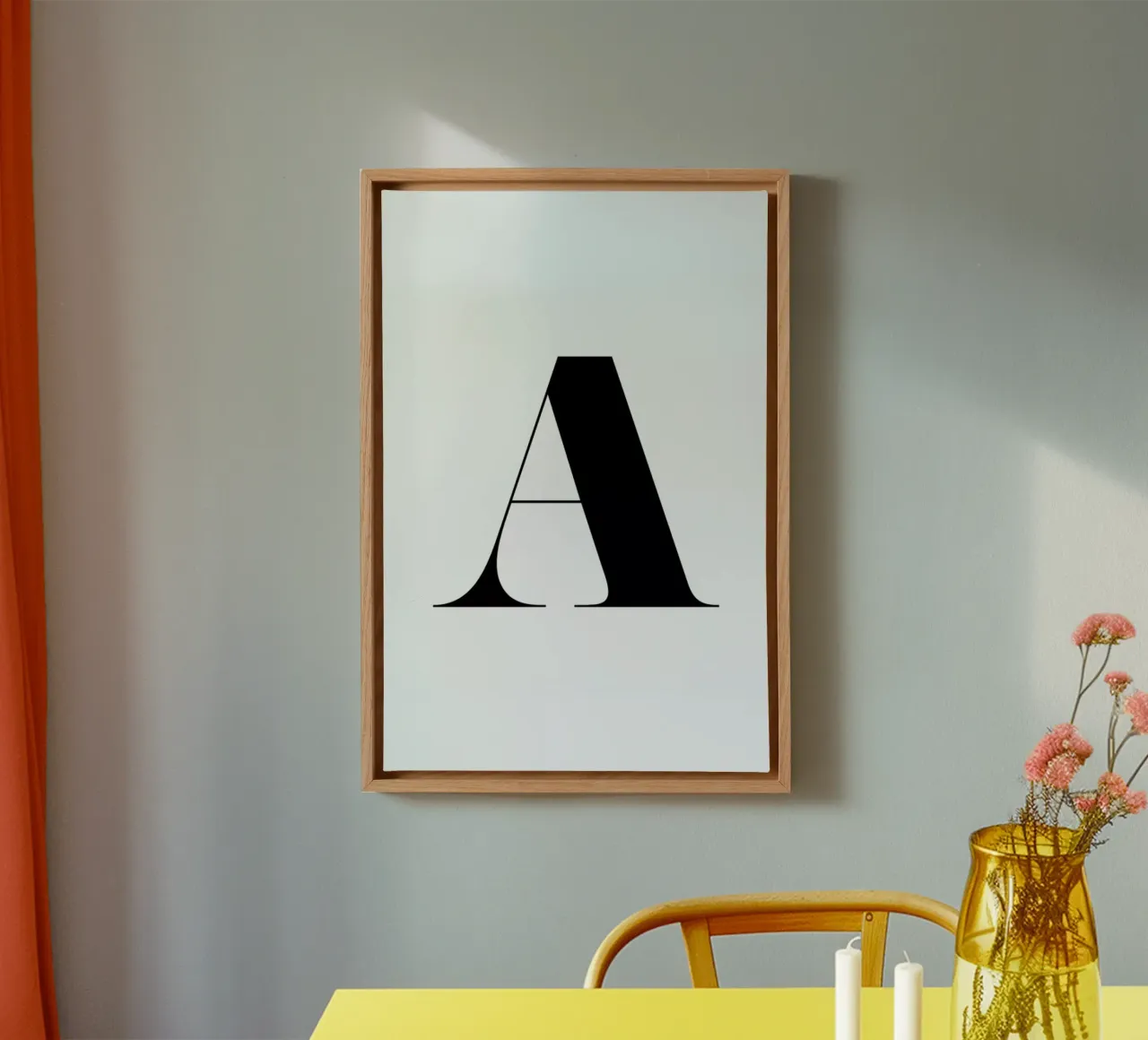 A tela con Cornice a cassetta da Mottos by Sinan Saydik