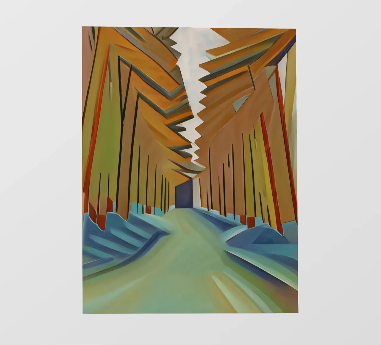 Escursione_nella_foresta_1 pellicola backlit da Abstract Art by LK