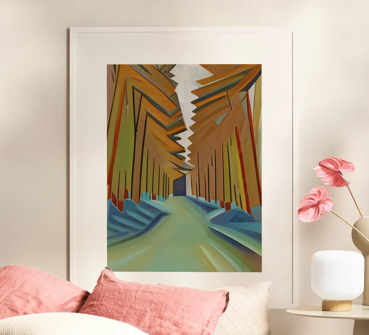 Escursione_nella_foresta_1 carta hahnemühle da Abstract Art by LK