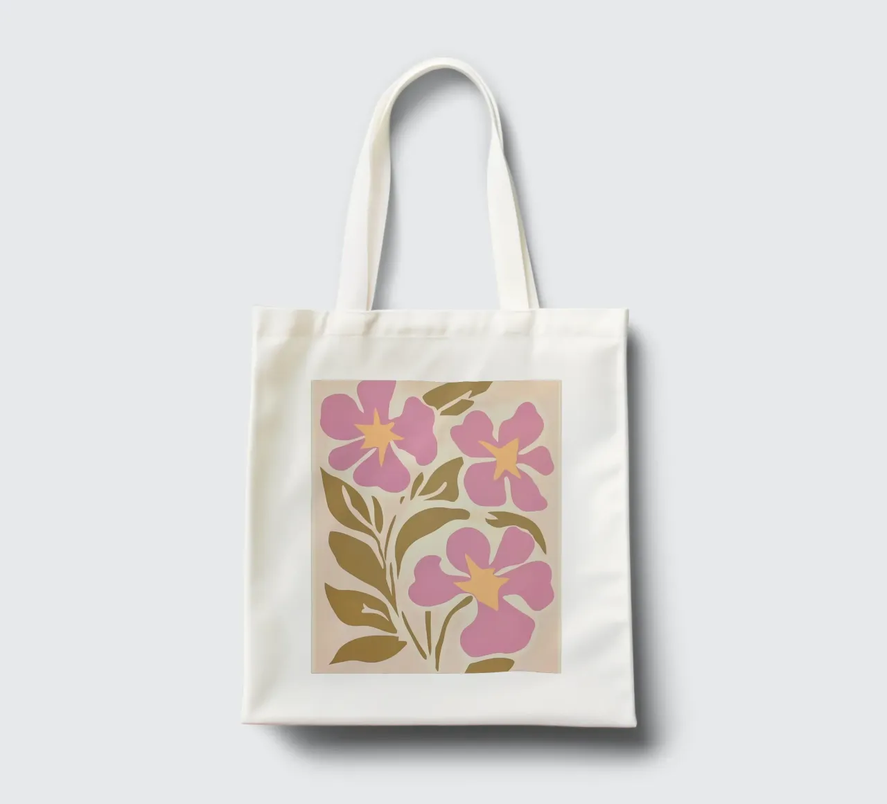Rosa Verde Botanico borsa in juta da IamHomeStudio