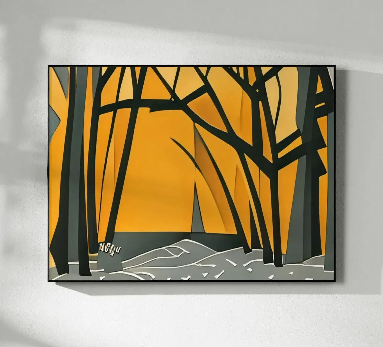 Escursione_nella_foresta_2 plexiglass da Abstract Art by LK