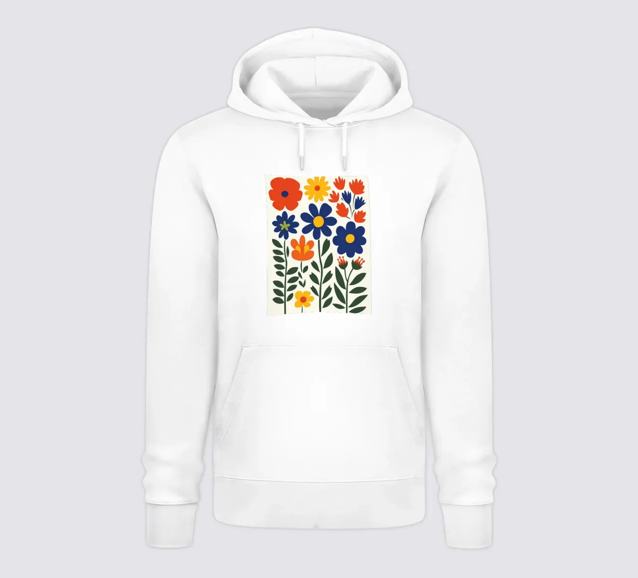 Fiori popolari colorati felpa con cappuccio da IamHomeStudio