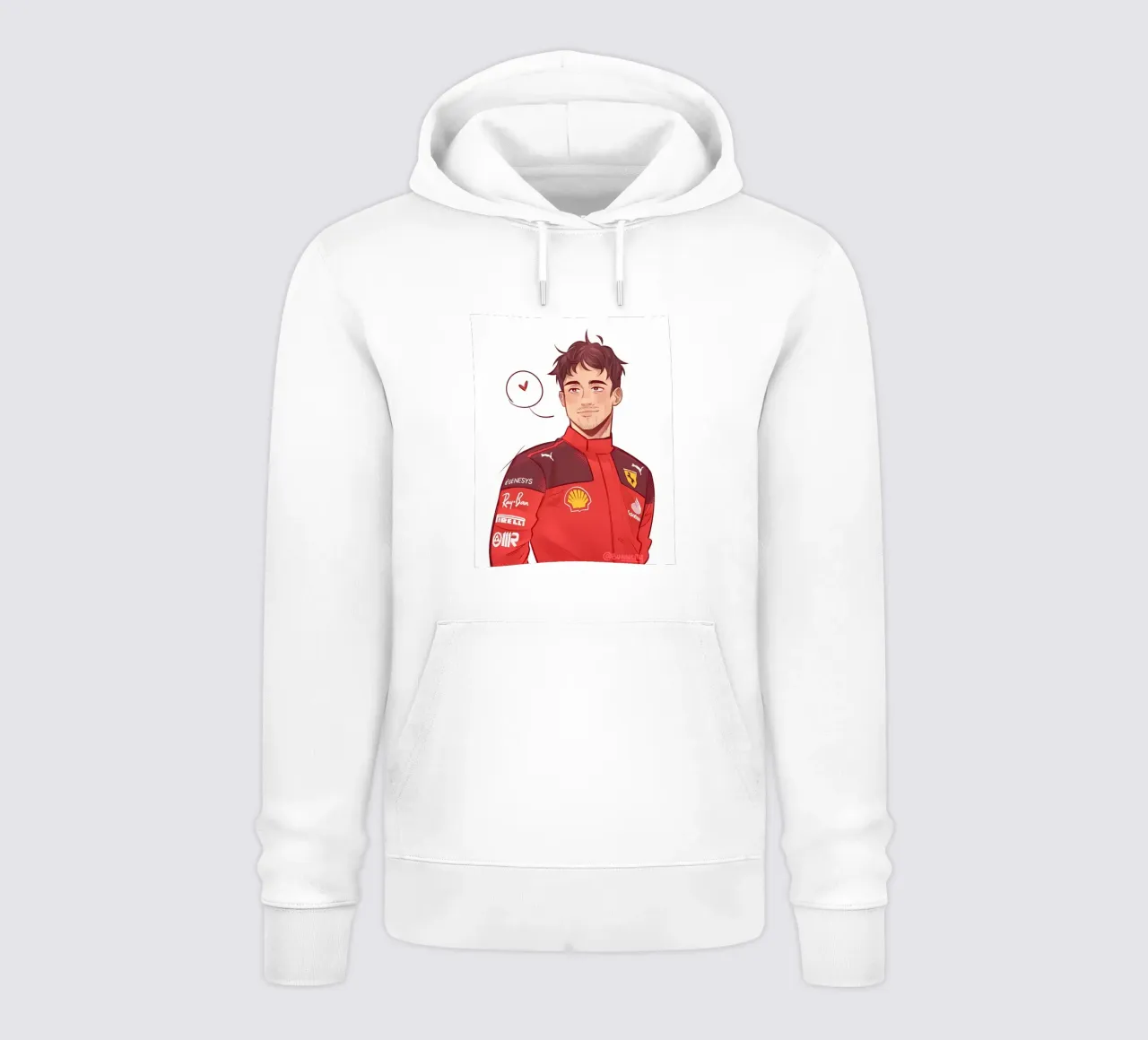 Charles Leclerc felpa con cappuccio da mitaco