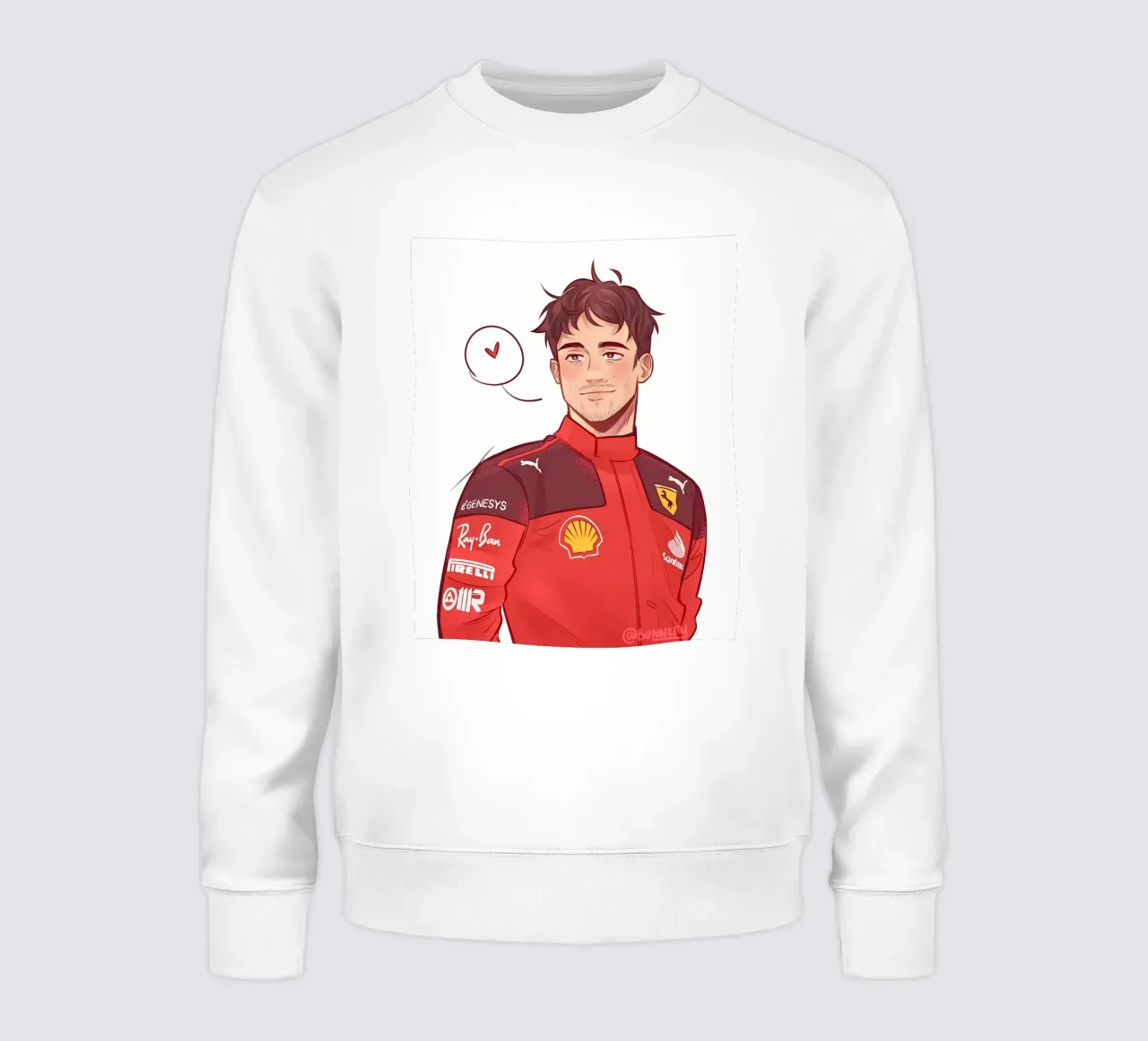 Charles Leclerc felpa da mitaco