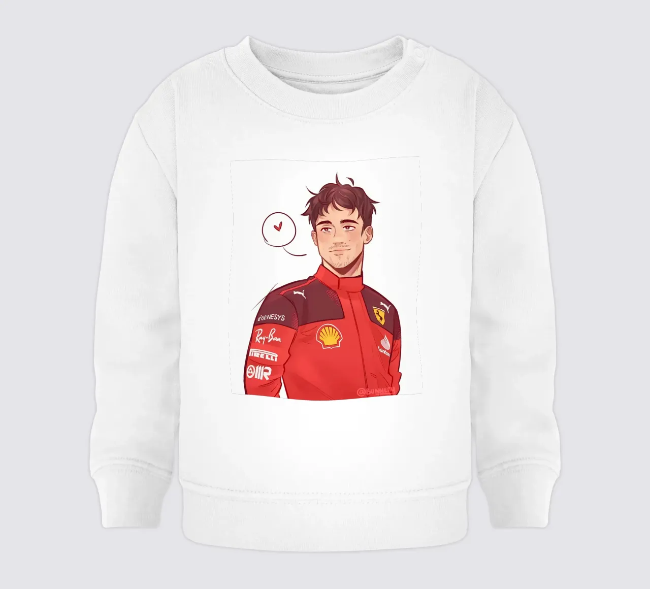 Charles Leclerc felpa neonato da mitaco