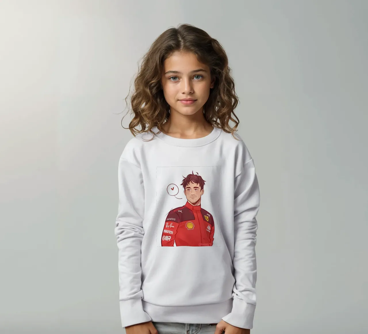 Charles Leclerc felpa bambino da mitaco