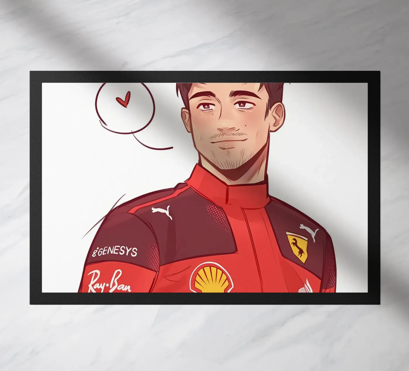 Charles Leclerc doormat by mitaco