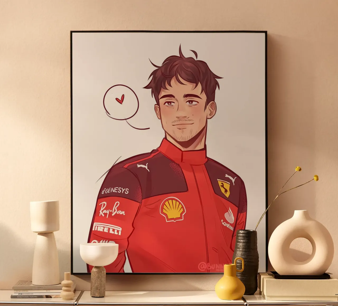 Charles Leclerc plexiglass da mitaco
