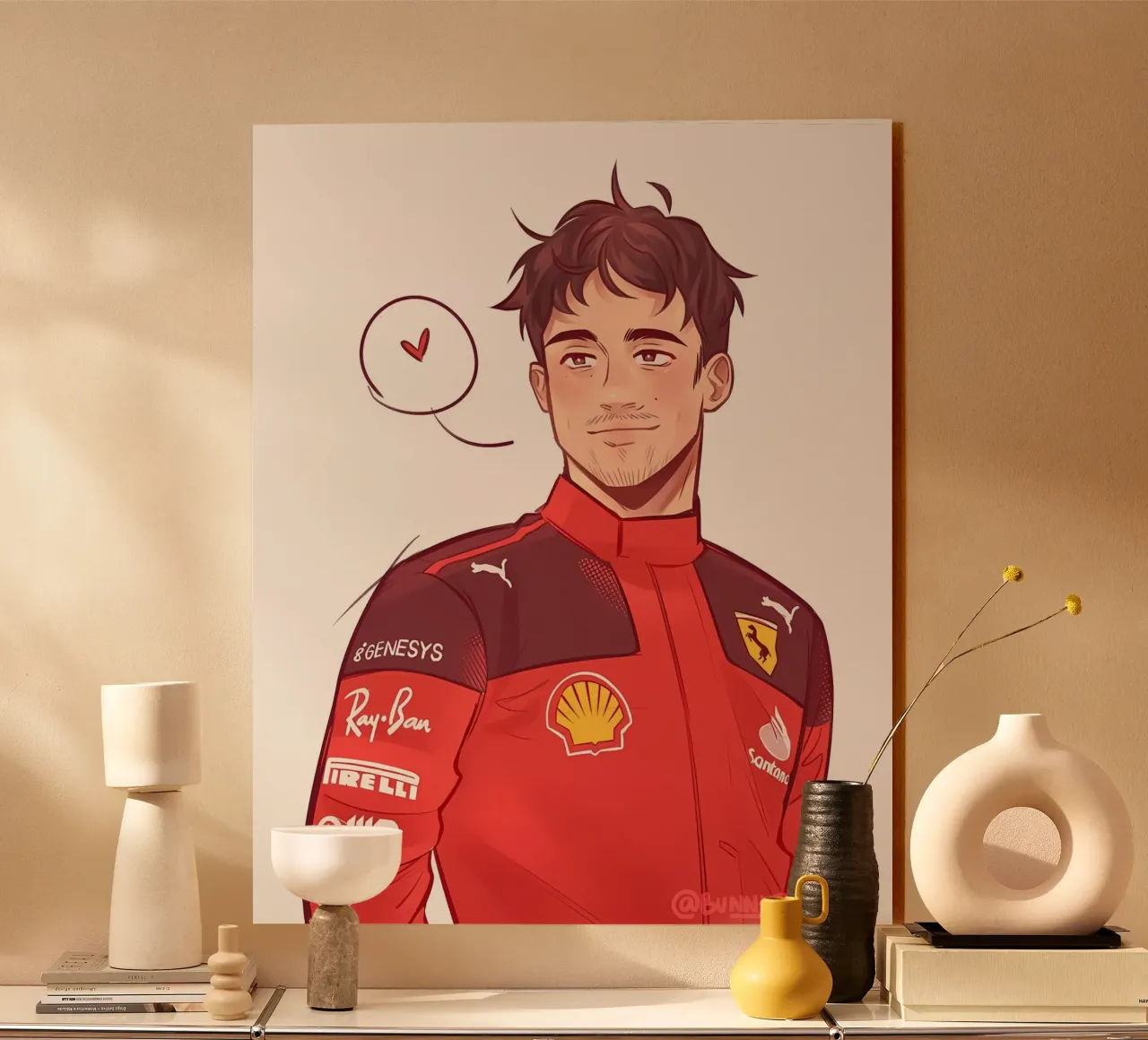 Charles Leclerc plexiglass da mitaco