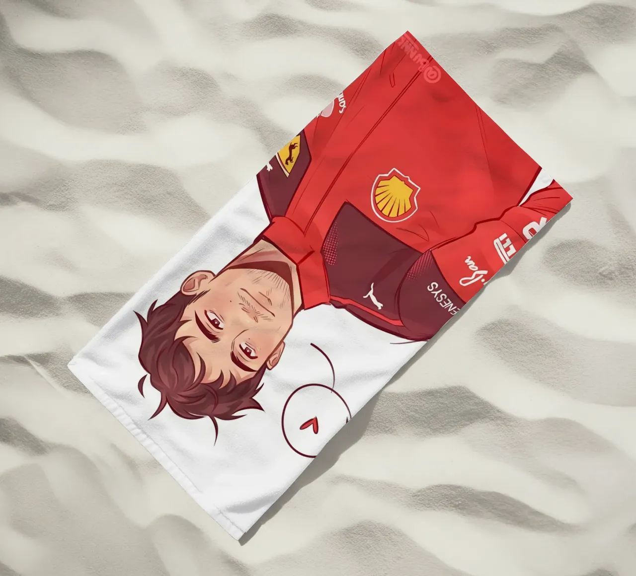 Charles Leclerc telo mare da mitaco