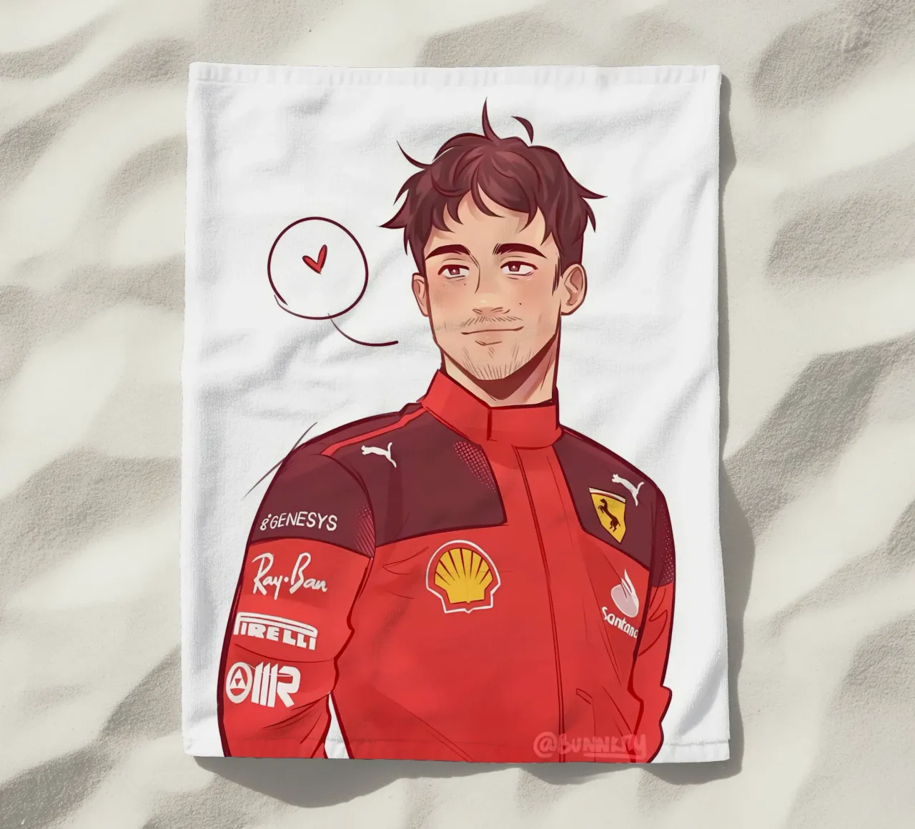 Charles Leclerc telo mare da mitaco
