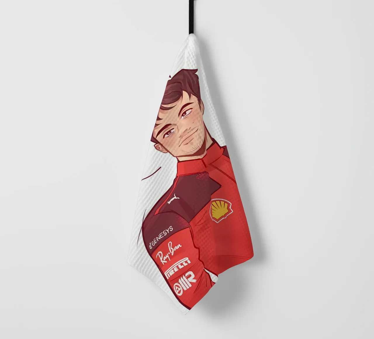 Charles Leclerc canovaccio da cucina da mitaco