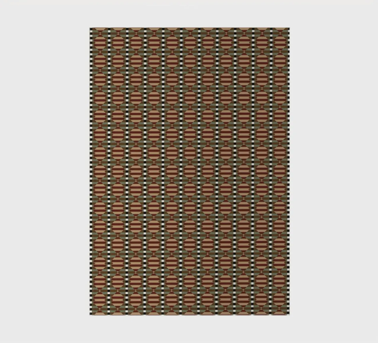 Motif géométrique psychédélique sans couture 2 carnet de notes de Little Dean