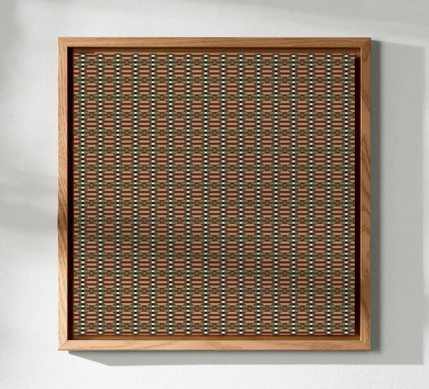 Modello geometrico psichedelico senza cuciture 2 pannello forex da Little Dean