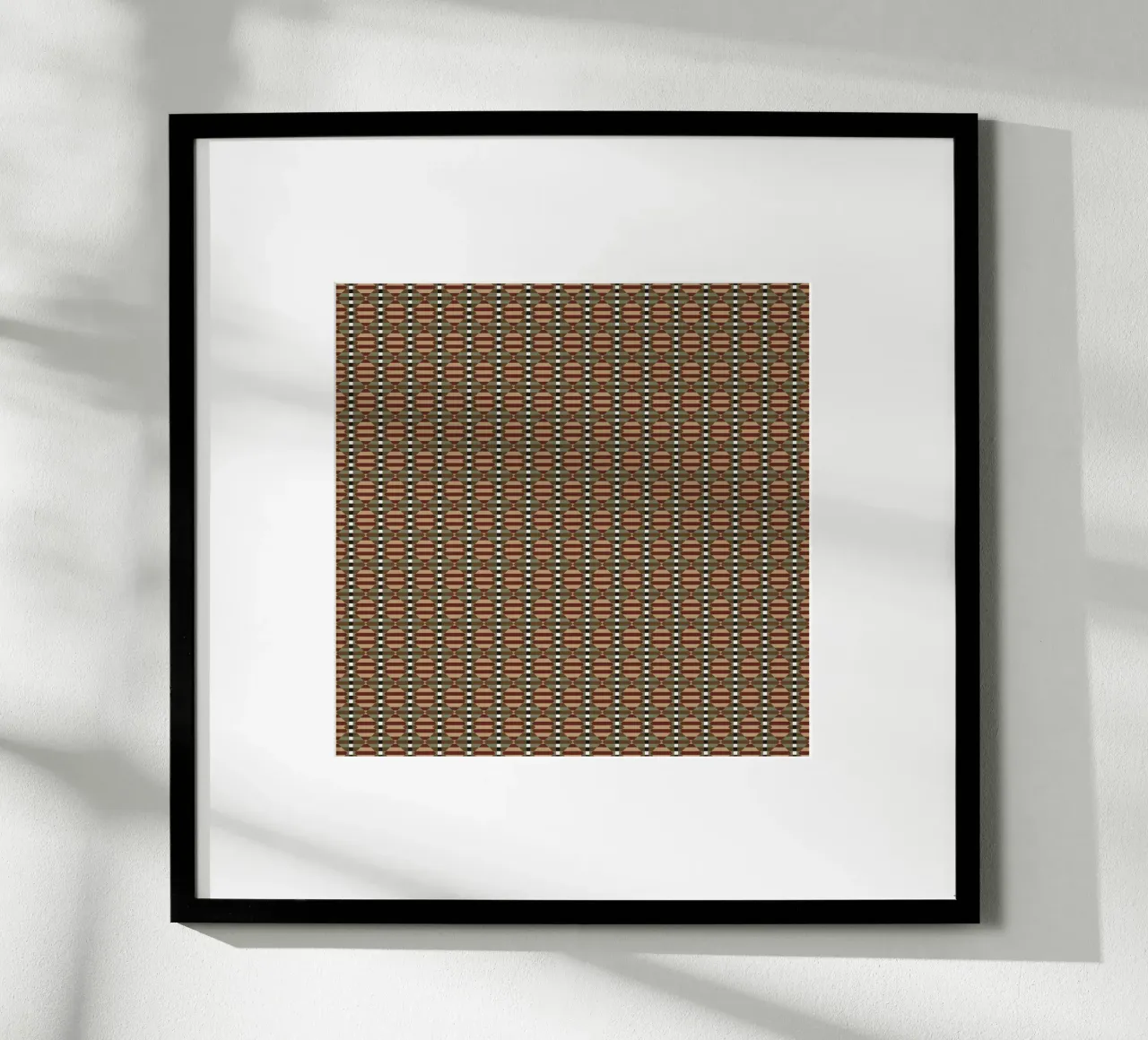 Psychedelic seamless geometric pattern 2 poster da Little Dean