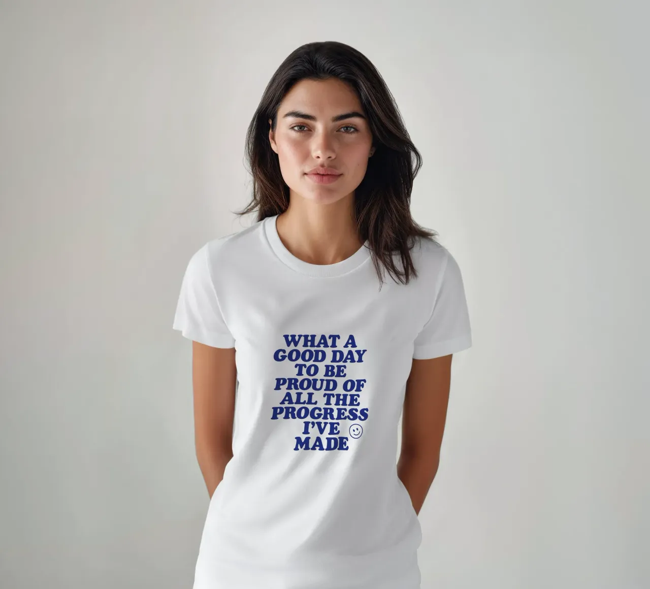 What a Good Day to Be Proud of All the Progress I've Made t-shirt by THE MOTIVATED TYPE