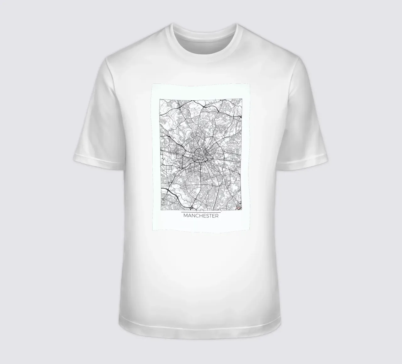 Manchester Minimal t-shirt da Hubert Roguski