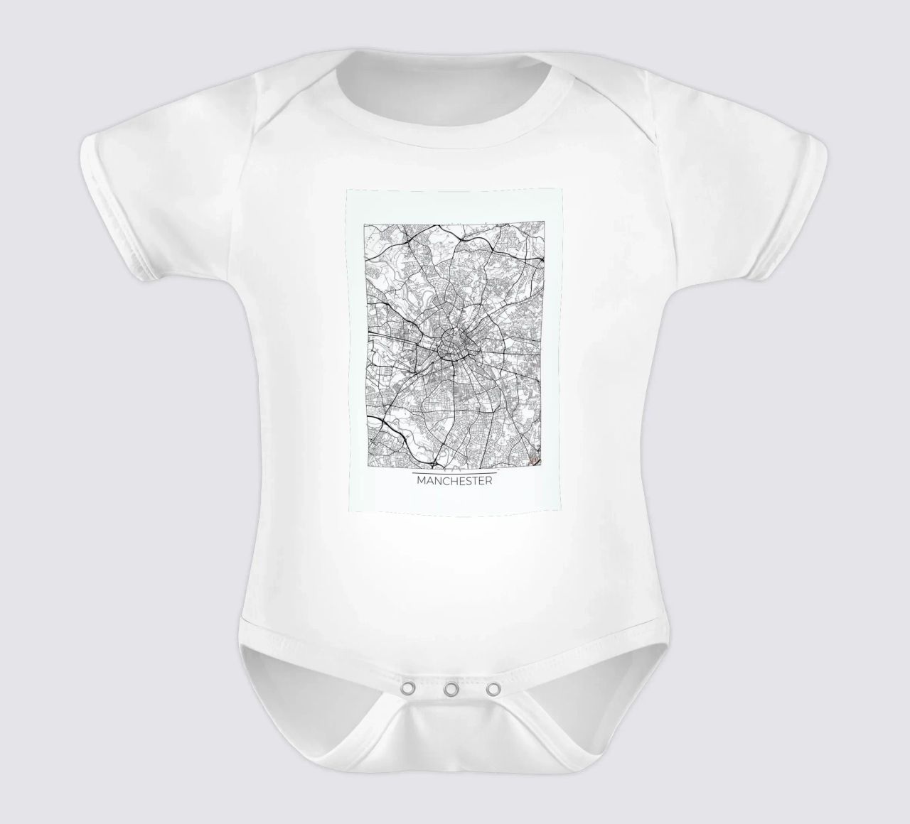 Manchester Minimal body neonato maniche corte da Hubert Roguski