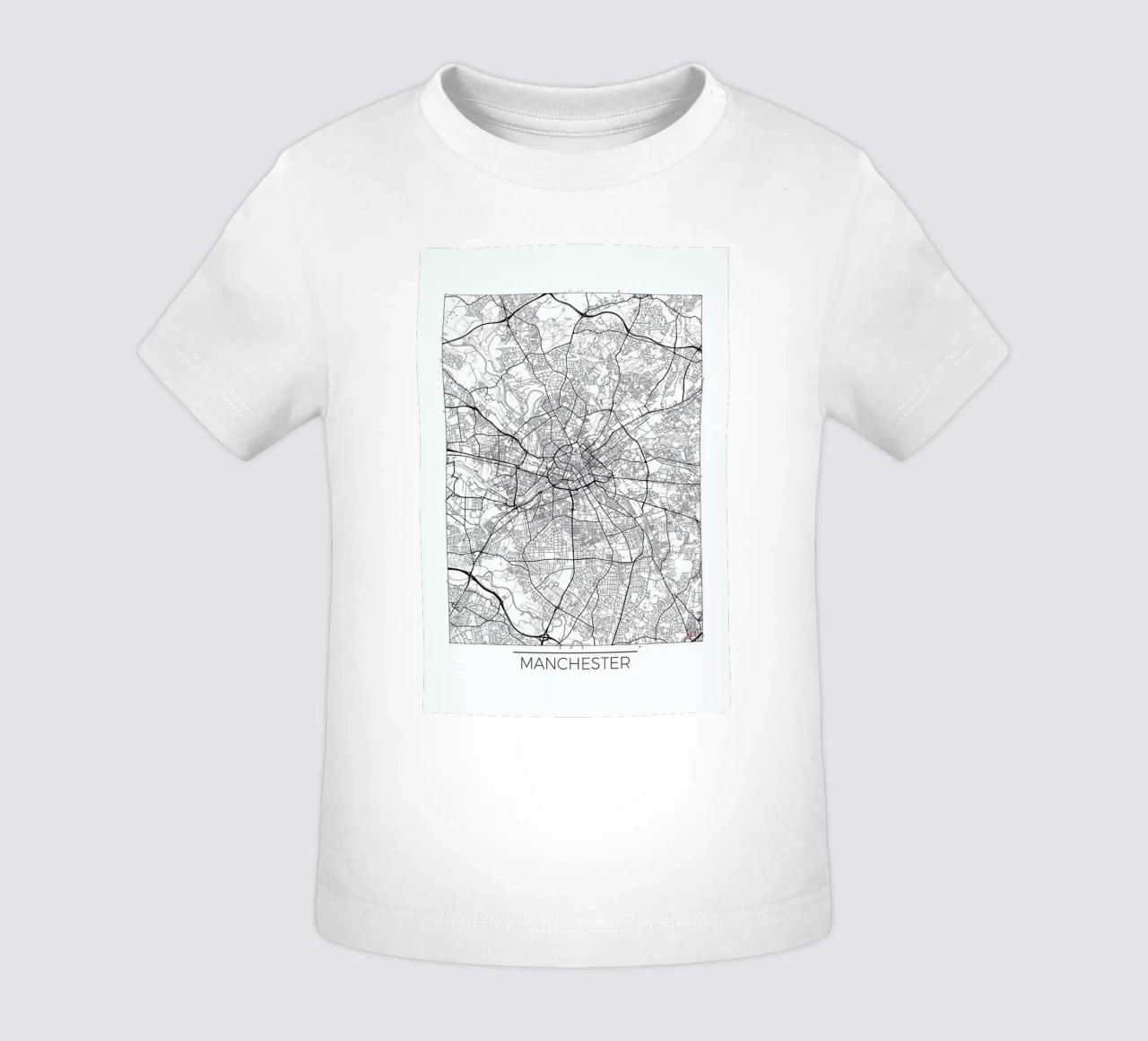 Manchester Minimal maglietta neonato da Hubert Roguski