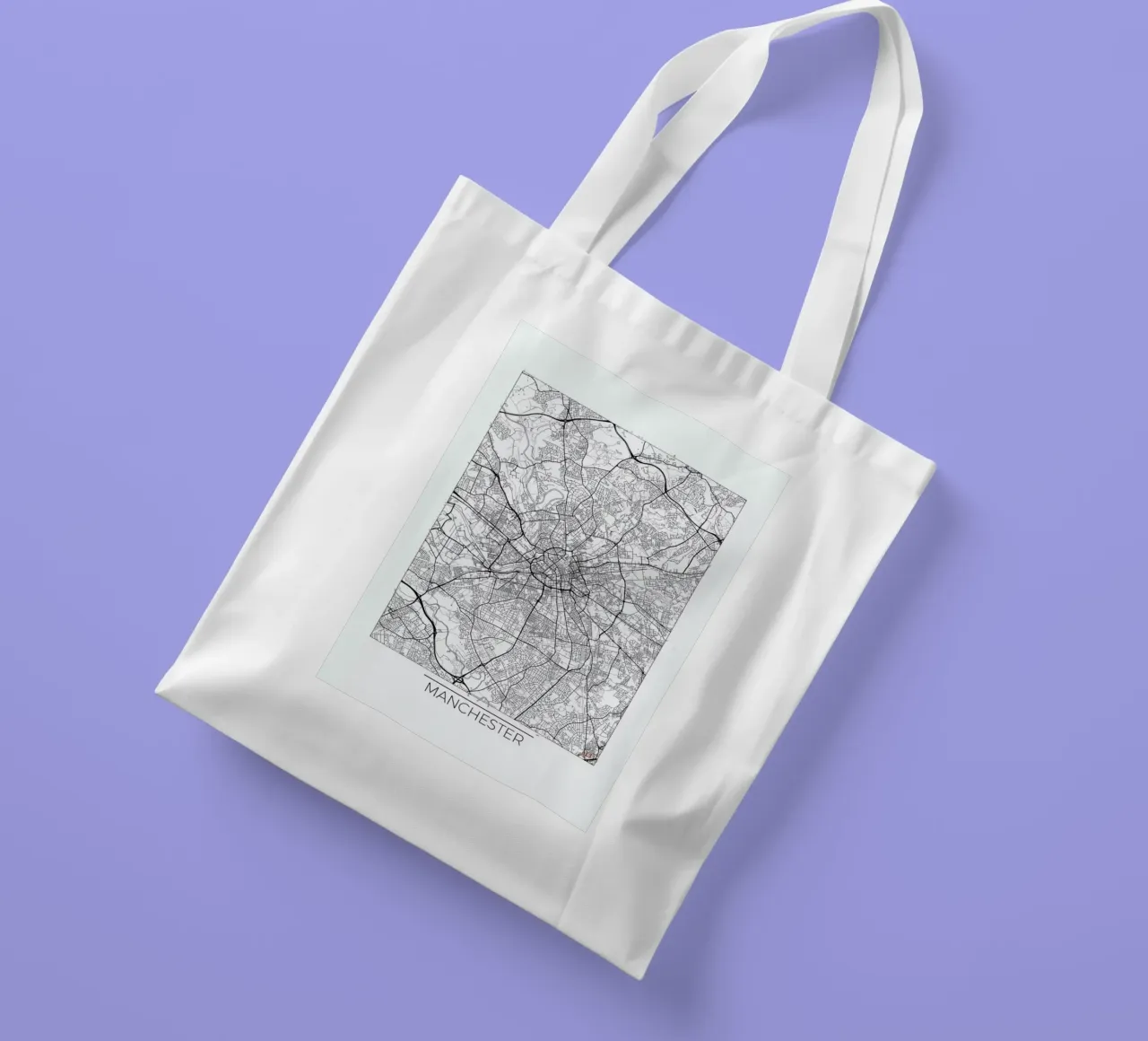 Manchester Minimal borsa in juta da Hubert Roguski