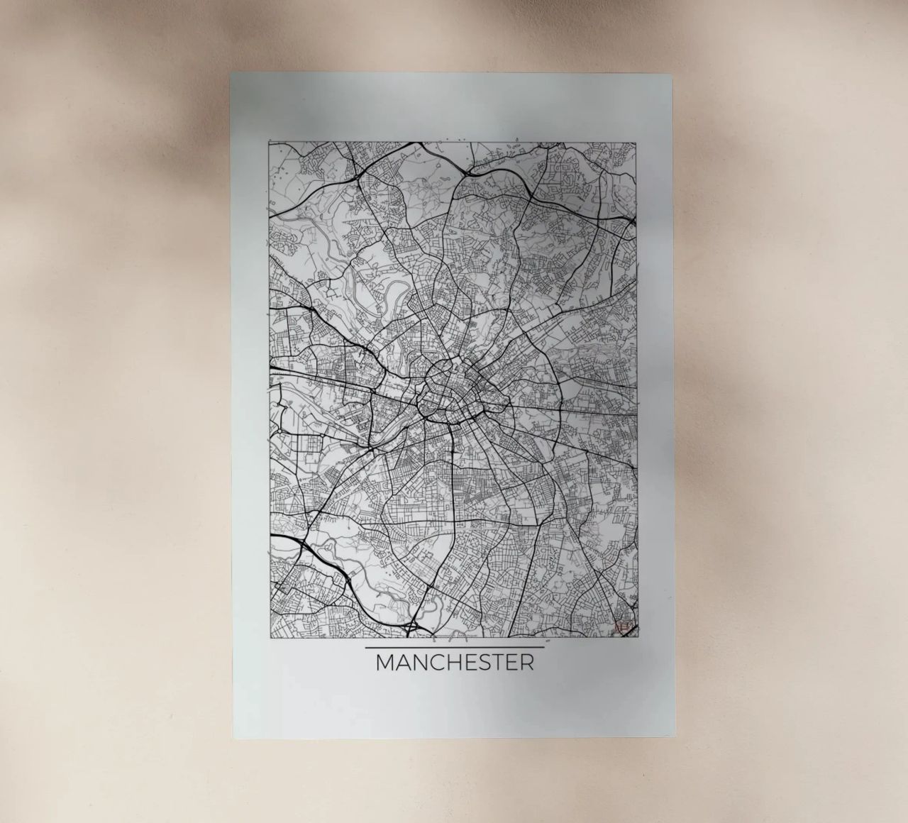 Manchester Minimal pellicola backlit da Hubert Roguski