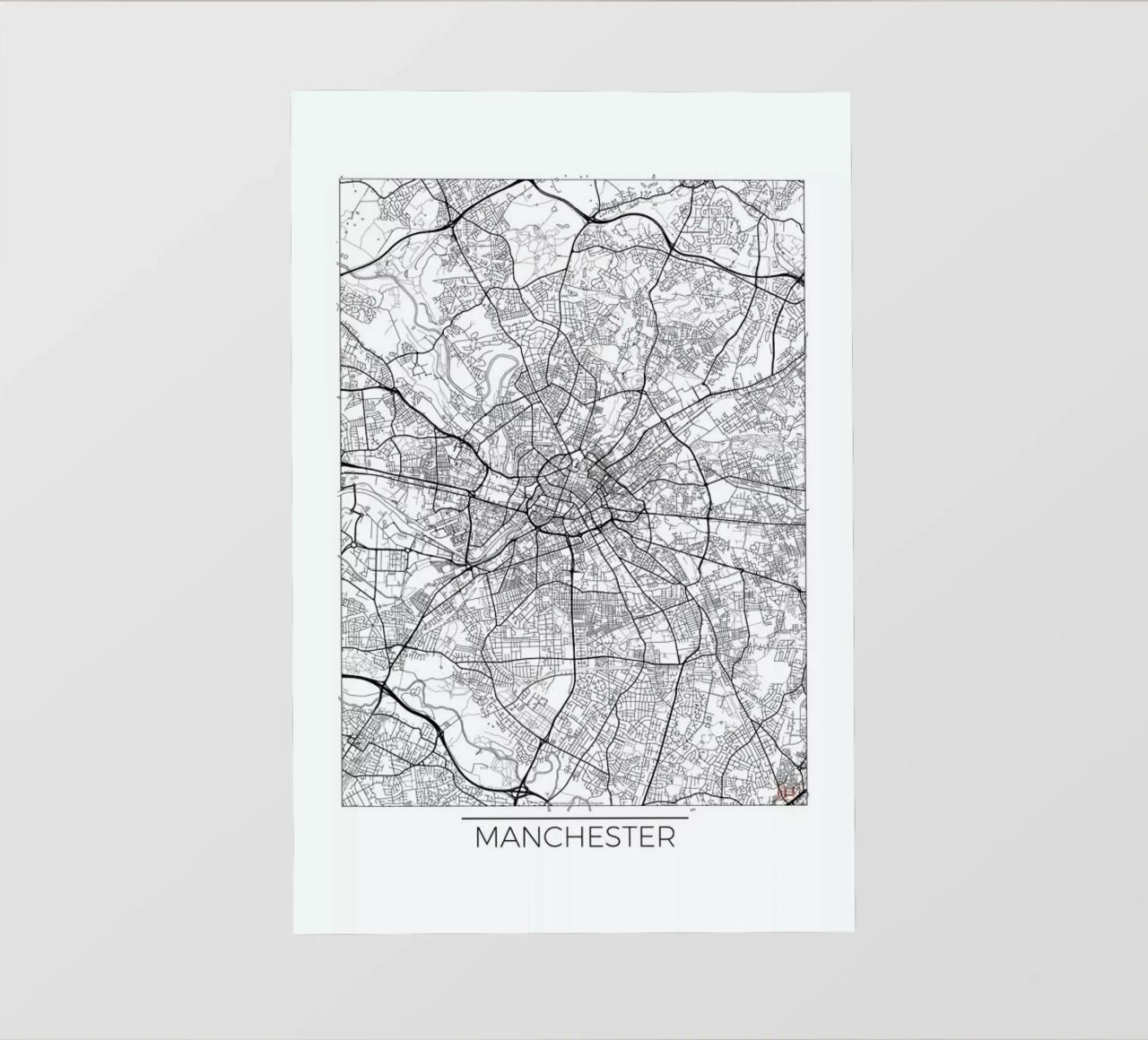 Manchester Minimal pellicola backlit da Hubert Roguski