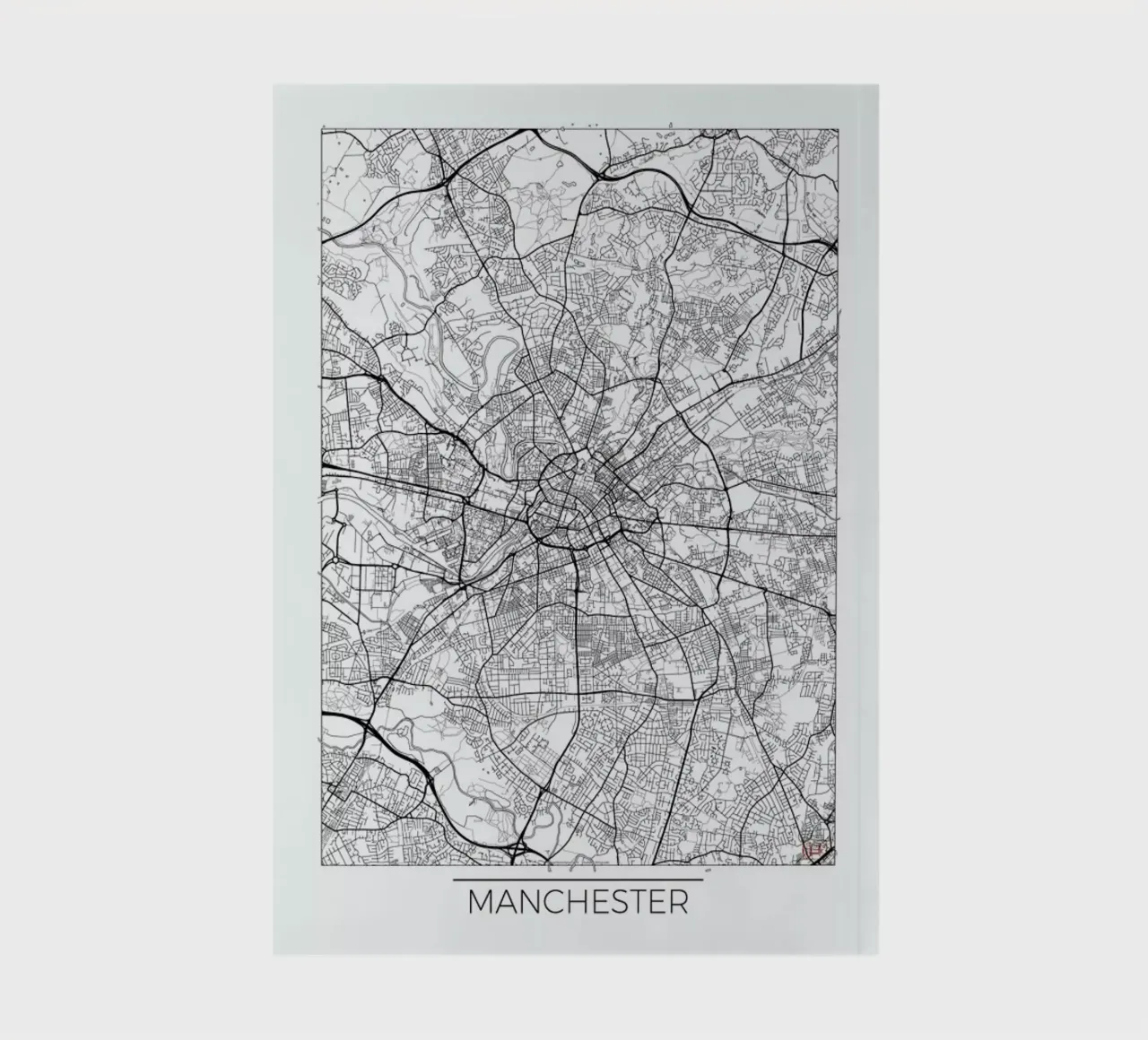 Manchester Minimal notebook by Hubert Roguski