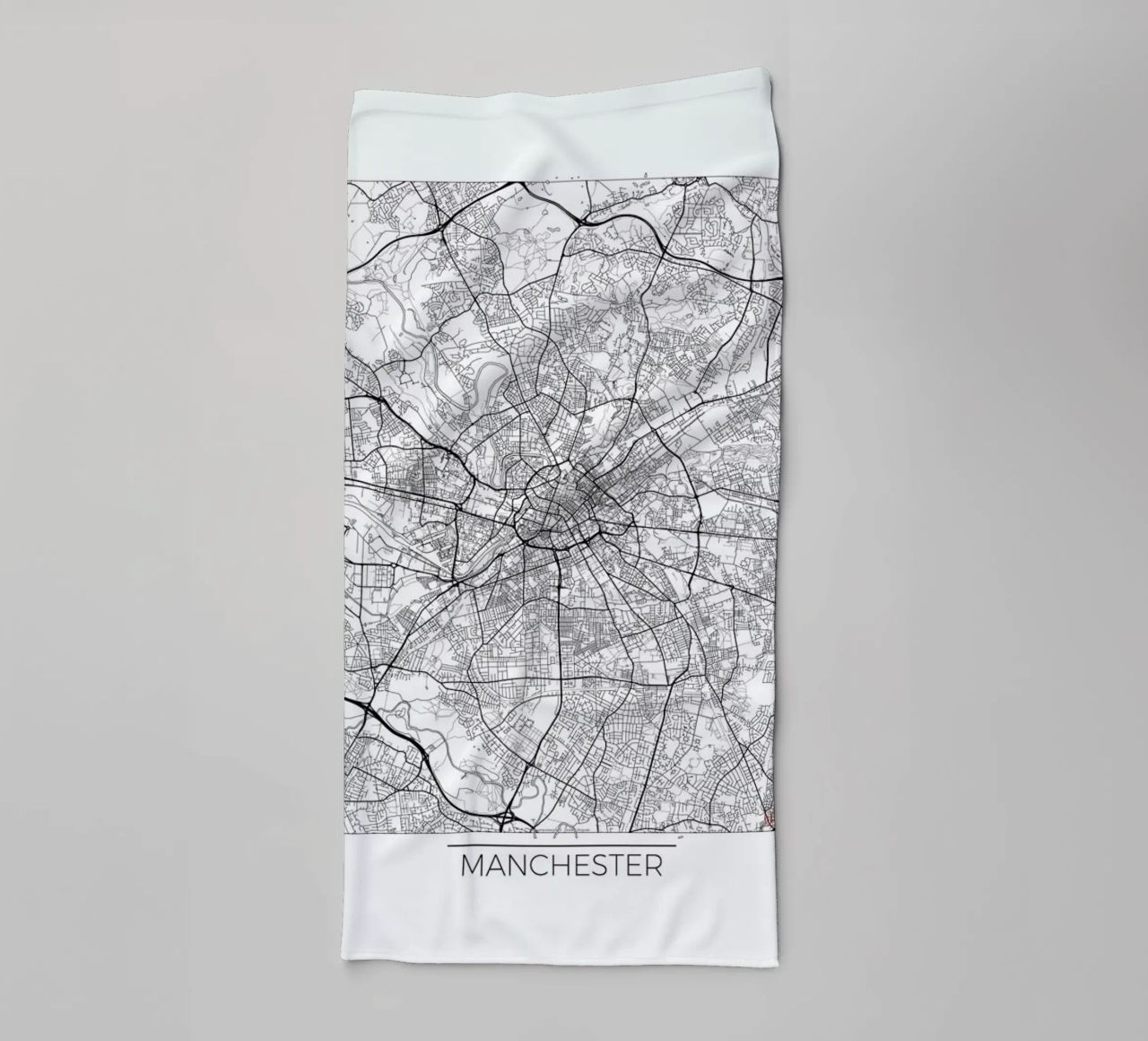 Manchester Minimal asciugamano da bagno da Hubert Roguski