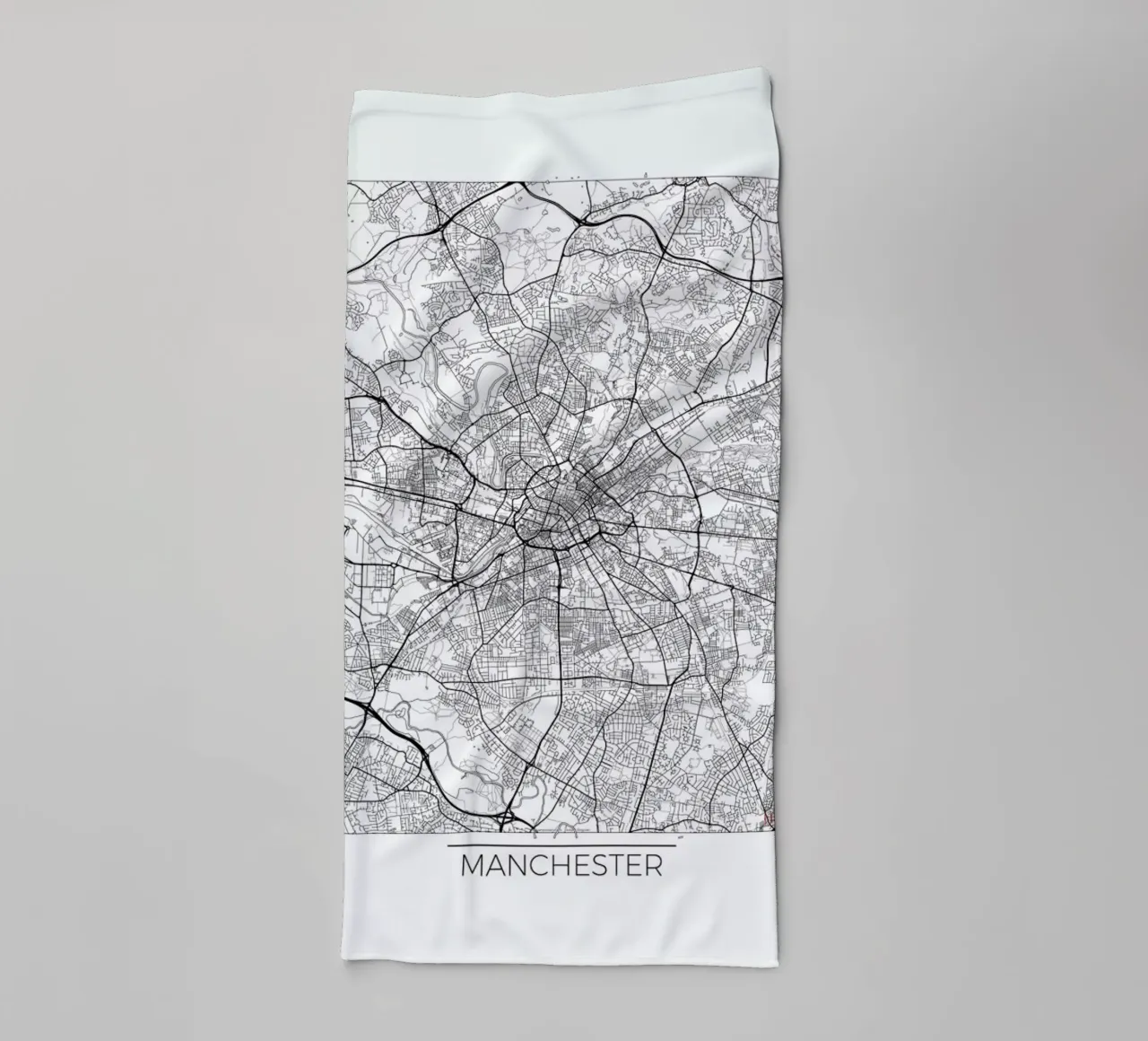 Manchester Minimal asciugamano da bagno da Hubert Roguski