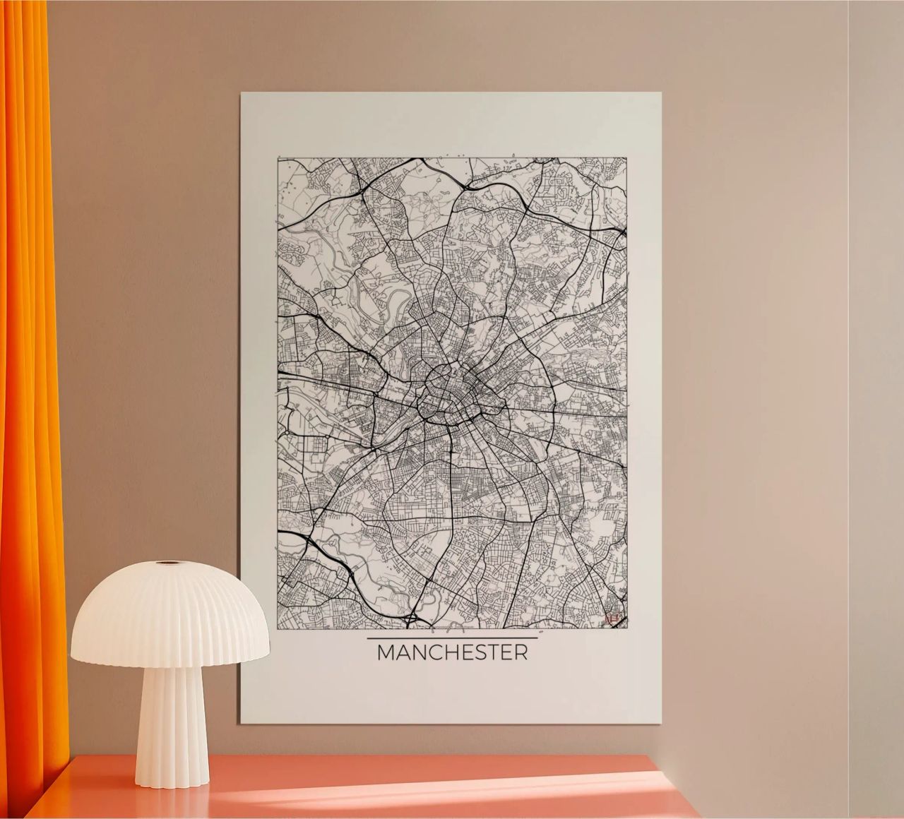 Manchester Minimal carta hahnemühle da Hubert Roguski
