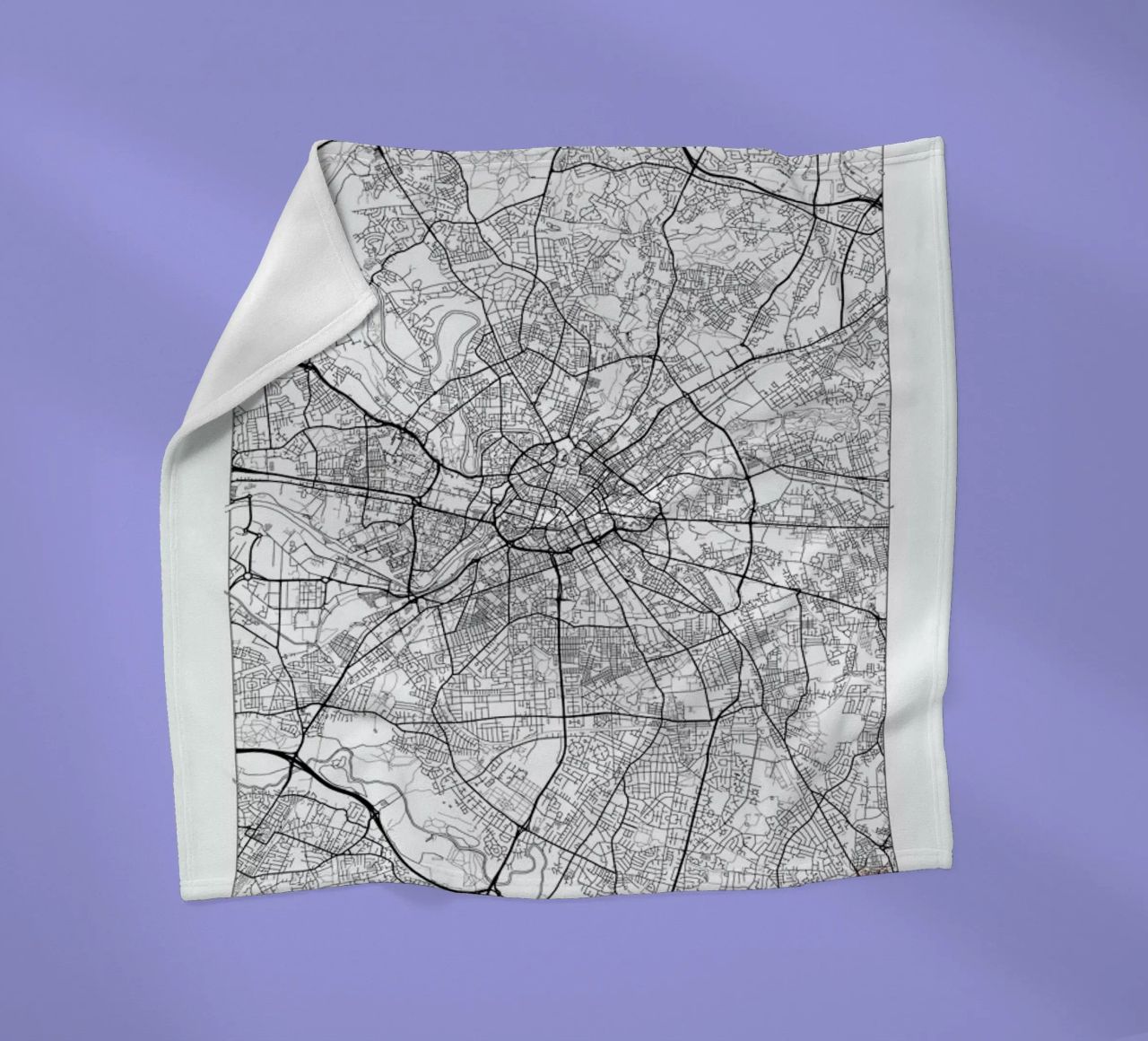 Manchester Minimal coperta in pile da Hubert Roguski