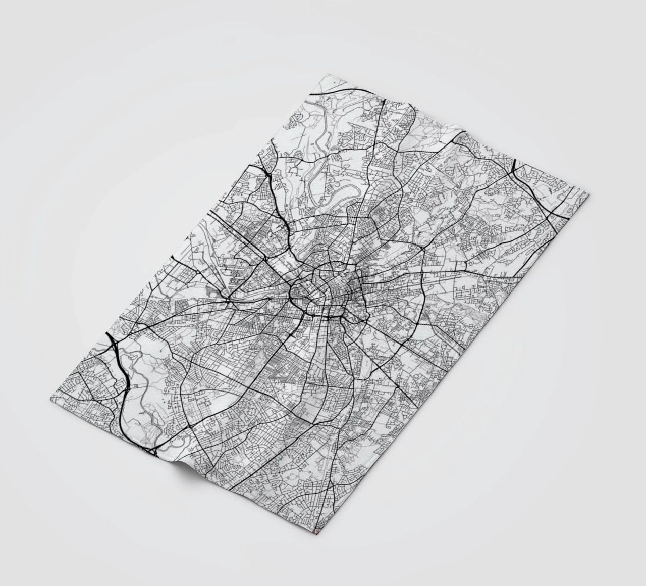 Manchester Minimal coperta in pile da Hubert Roguski