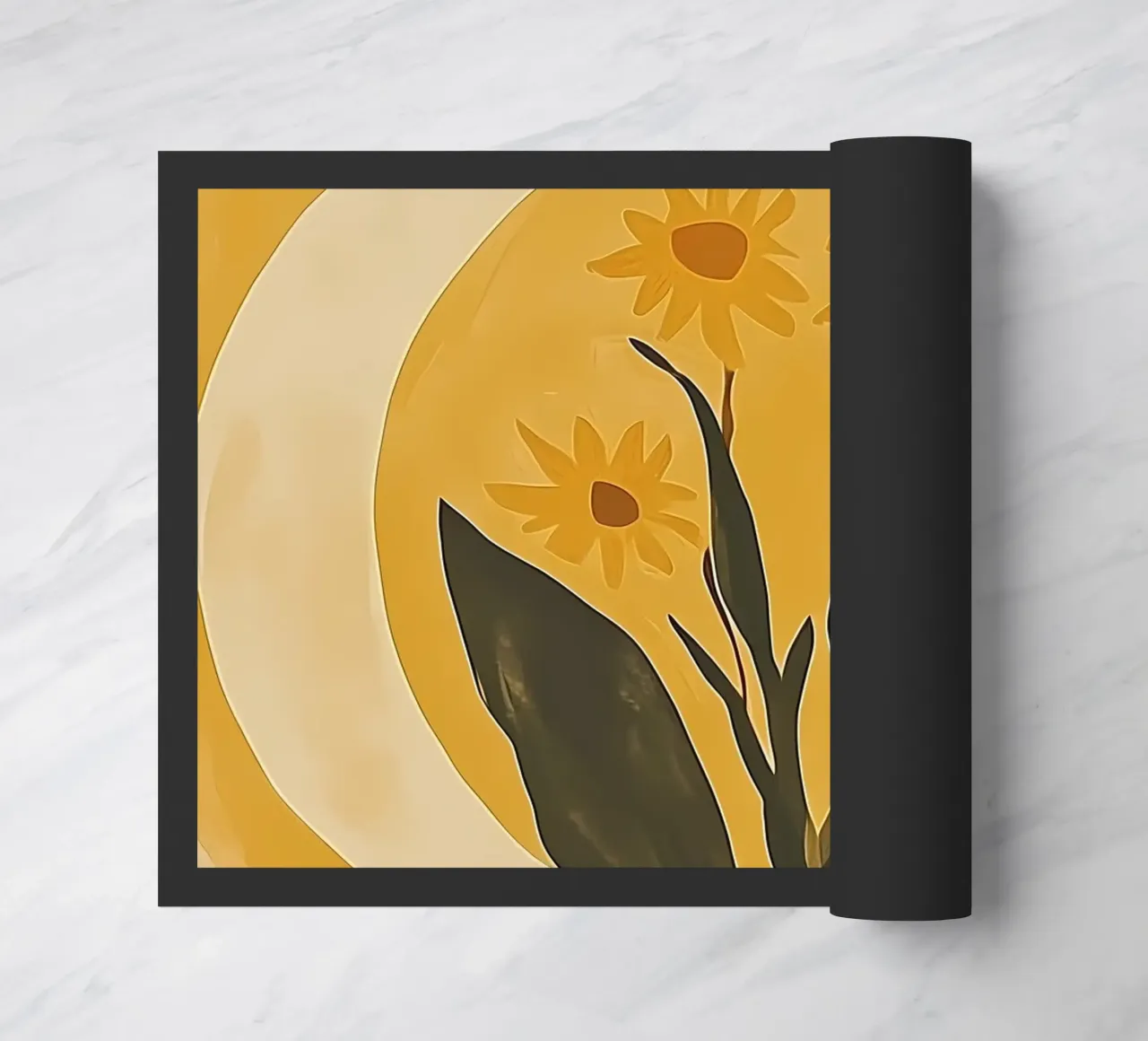Fiori gialli in vaso zerbino da IamHomeStudio