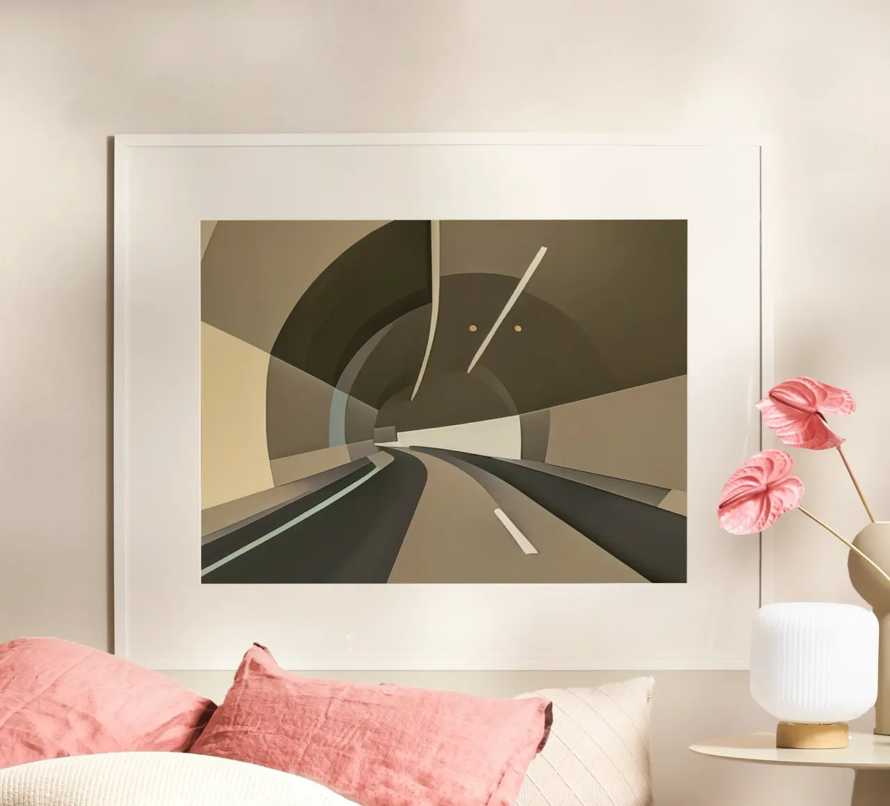 Nel tunnel_3 carta hahnemühle da Abstract Art by LK