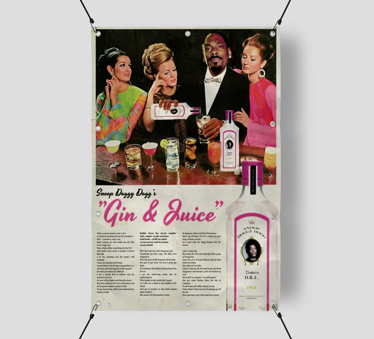 Gin & Juice telo in pvc da Ads Libitum