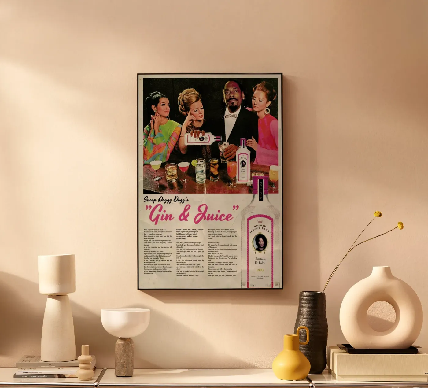 Gin & Juice plexiglass da Ads Libitum