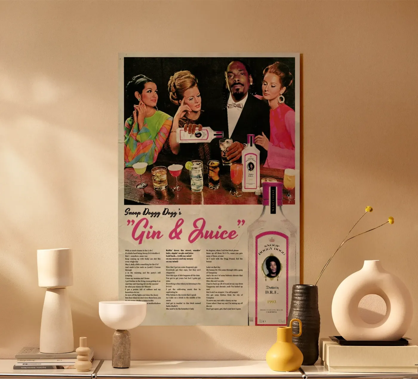 Gin & Juice plexiglass da Ads Libitum