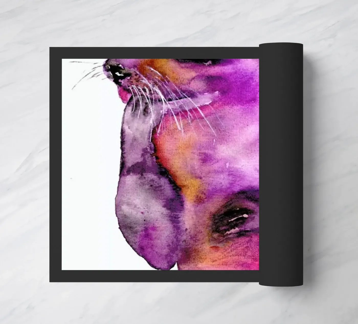 Otter doormat by Larissa van der Laan