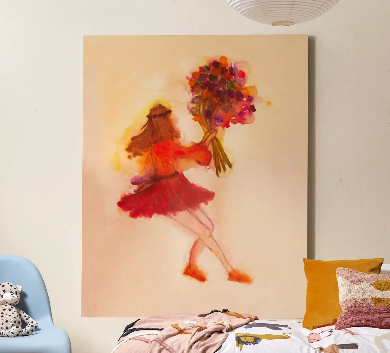 Danzare con i fiori tela da Teresa André