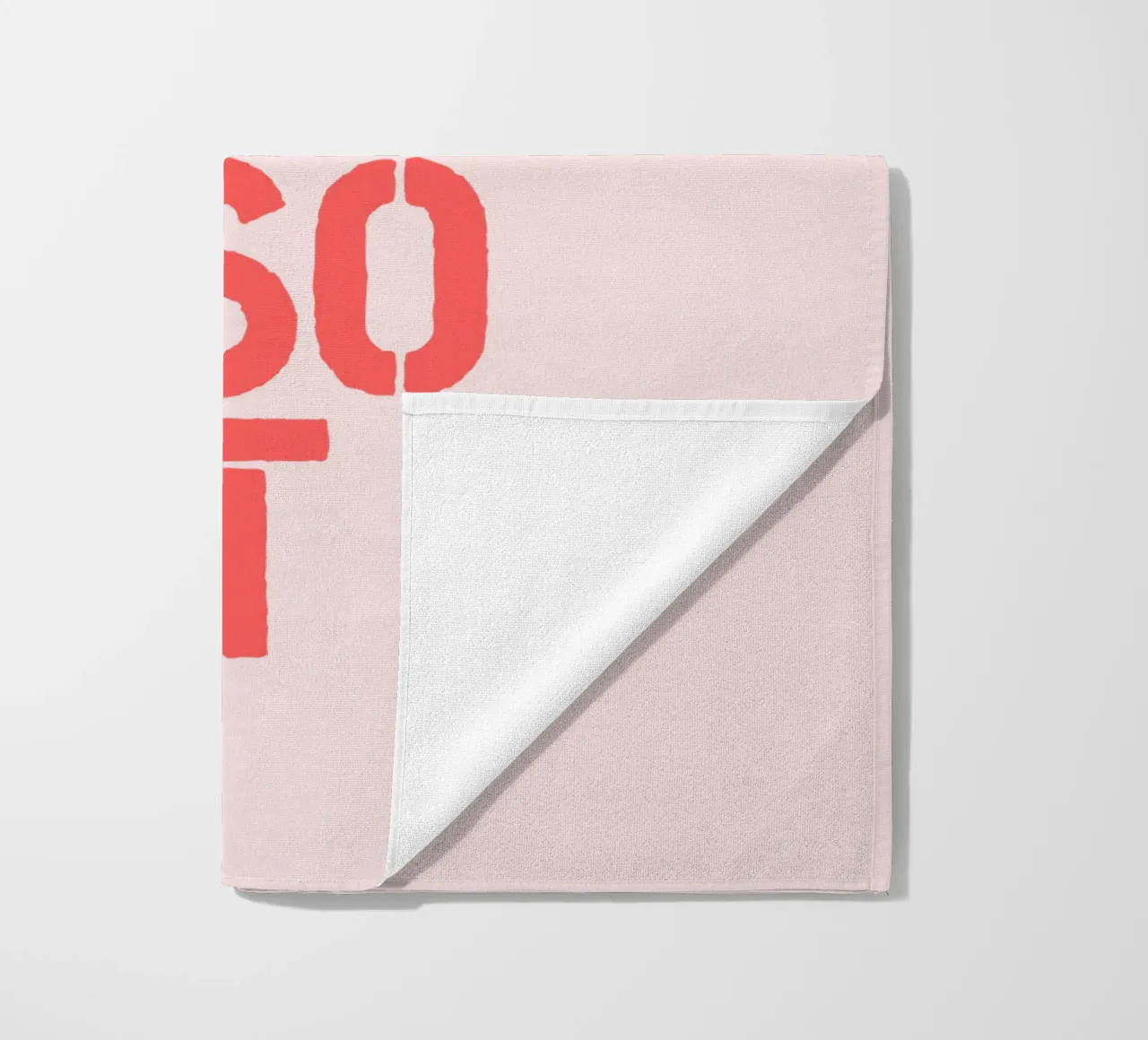 Self Doubt is So Out Confident Motivational Typography Print beach towel by THE MOTIVATED TYPE