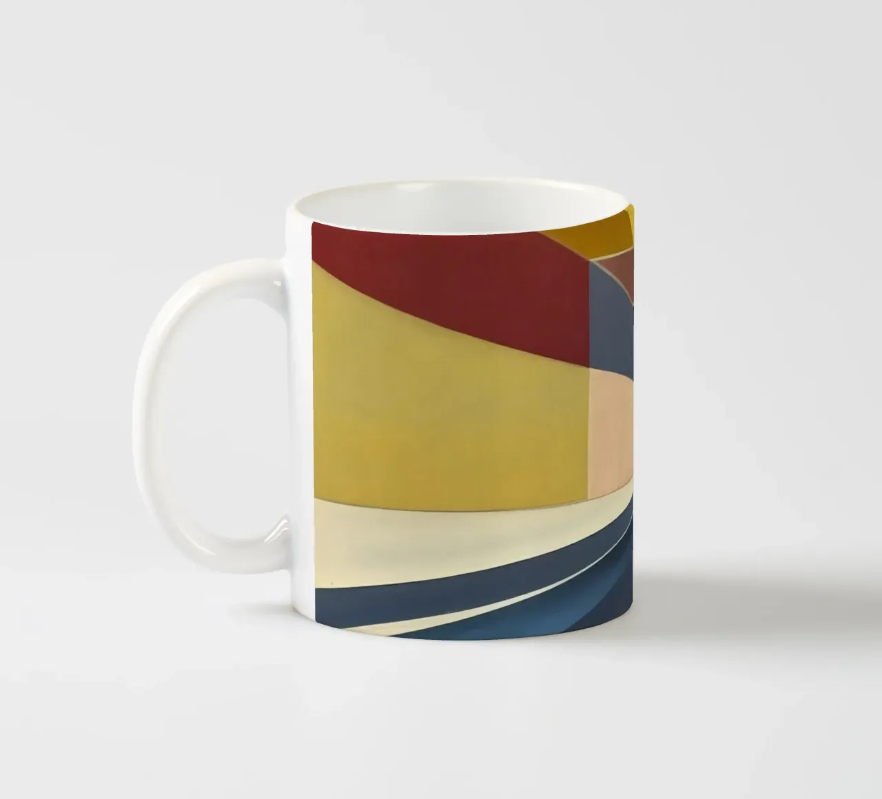Nel tunnel_4 tazza in ceramica da Abstract Art by LK