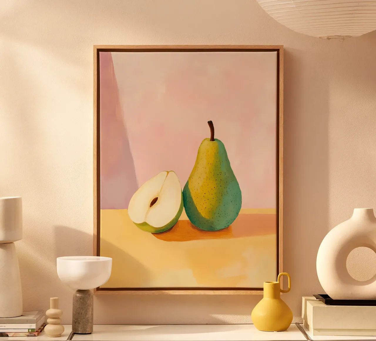 Pears canvas by IamHomeStudio