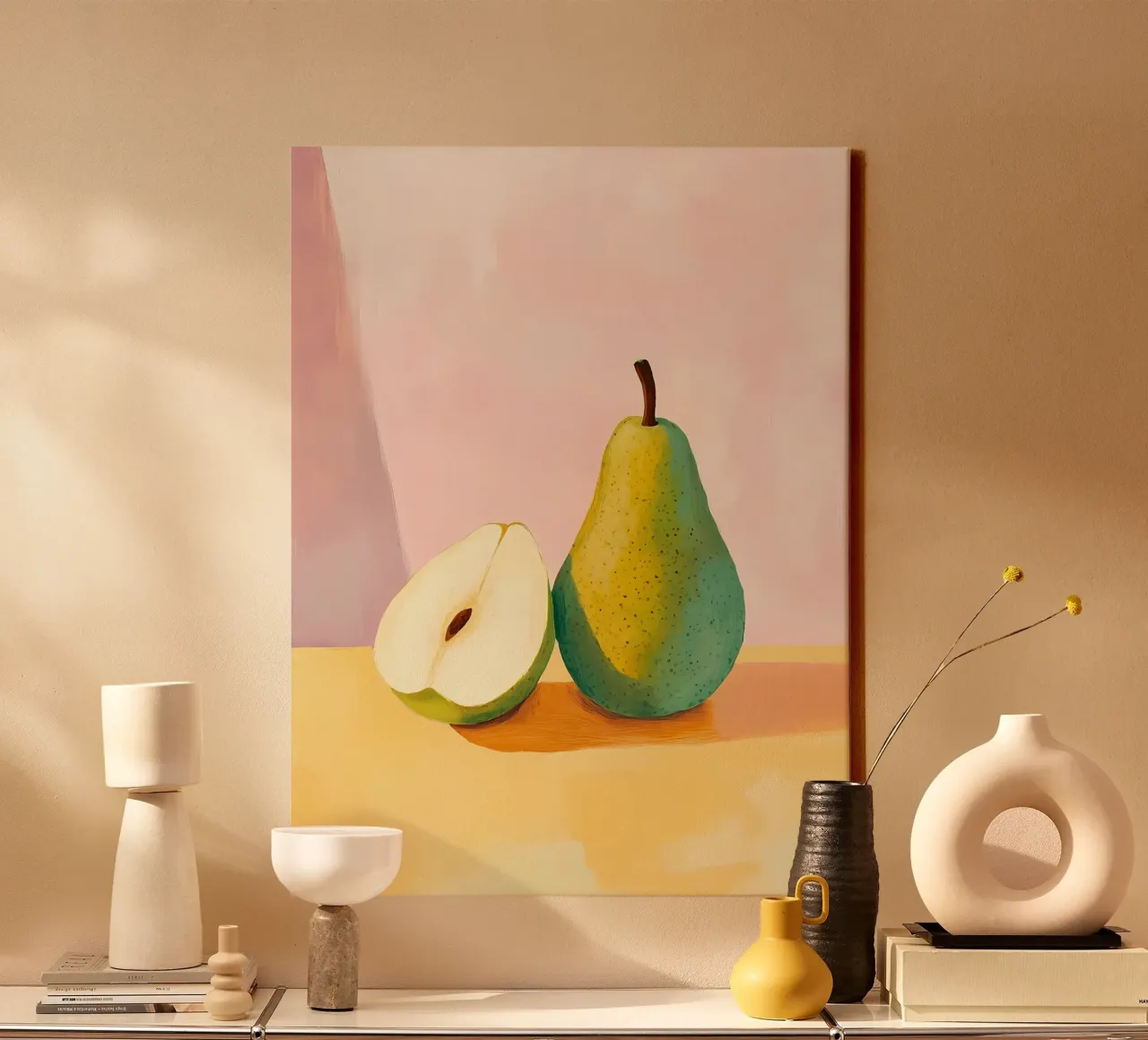 Pears canvas by IamHomeStudio